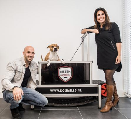 Owner Jorg with one of his dogmills